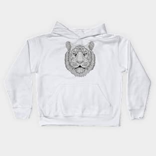 Tiger head Kids Hoodie